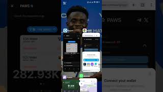 How to Verified Ton wallet & Solana wallet on Paws ✅( paws wallet connect)