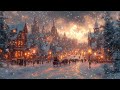 gentle jazz in a quiet snowy town serenity under winter skies