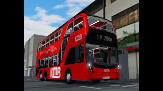 [聖誕#2］巴士縮時行車記—KMB Rt.288B (Roblox)