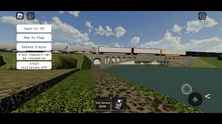 (My First Video) CSX Train in Roblox Southline Disctrict RO-Scale