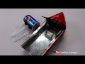 how to make a steam boat using pepsi bottle