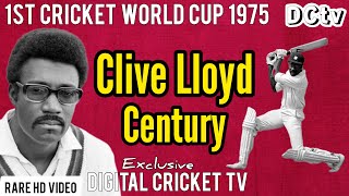 Clive Lloyd Century / Final Lords WEST INDIES vs AUSTRALIA / 1st Cricket World Cup 1975 / Rare Video