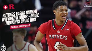 Rutgers Defeats No. 23 Illinois + More Thoughts On Co-DC Hires - #Rutgers Scarlet Knights Basketball