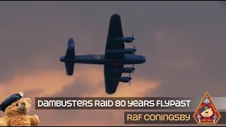 80TH ANNIVERSARY DAMBUSTERS RAID INCREDIBLE SUNSET FLYPAST • 617 SQN OP. CHASTISE RAF CONINGBSBY