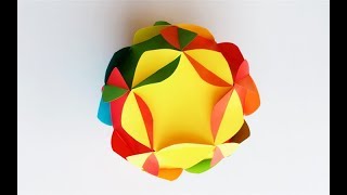ABC TV | How To Make 3D Ball Paper - Craft Tutorial