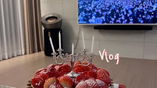 신혼부부vlog | 연말과 새해기록 | 닌자핸드블렌더 | 단호박스프 | 마녀스프 만들기 | 남편아침도시락