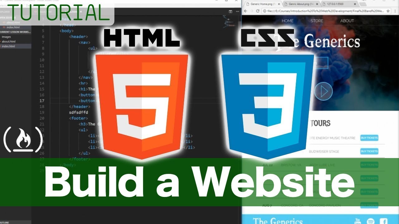 HTML And CSS For Beginners Course Part 3/49 Course Exercise And Video ...