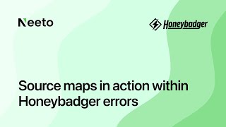 Source maps in action within Honeybadger errors