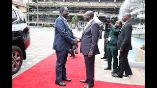 Watch how Raila Odinga and DP Gachagua arrived at Ramaphosa's inauguration ceremony in south Africa!