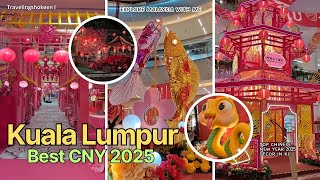 Ultimate Chinese New Year 2025 Decorations Tour in Kuala Lumpur! 🎊🐉 Malaysia...