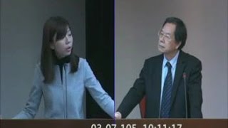 20160307 社福衛環 委員會 洪慈庸 (首度) 質詢 流感 01【立法院演哪齣？】