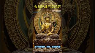 《金剛薩埵百字明咒》洗净罪障、止恶念、破除烦恼、增长福智#buddhism  #relaxingmusic #relaxing #meditation #relievestress