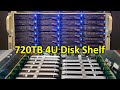 Massive 720TB JBOD Disk Array, 4U Supermicro CSE846 Server Chassis Build