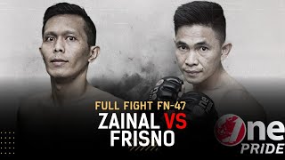 Lightweight! Zainal Abidin vs Frisno Tumilar | Full Fight One Pride MMA FN 47