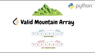 Valid Mountain Array | Python One Pass Solution