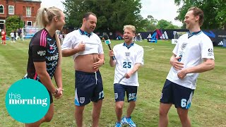 Sam Thompson Teams Up With The Stars Of Soccer Aid | This Morning
