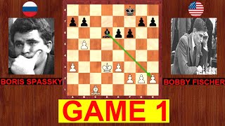 Σκάκι : Spassky Boris vs Fischer Robert James(Bobby Fischer) game 1 review #20