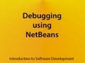 L20-V01: Debugging using NetBeans