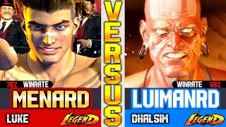 SF6 MenaRD (Luke Vs LuiManRD) Dhalsim ▰ High Level