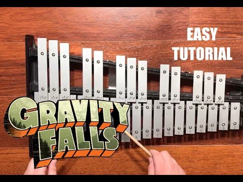 What instrument is the Gravity Falls theme played on?