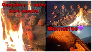 Money will return. Memories will not 💜|| Ek ramailo pal sathy vai haru sangha ko ||Camp Fire day🏕️