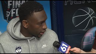 UConn's Hassan Diarra speaks ahead of national championship game | Full Interview