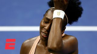 Venus Williams falls in opening round of US Open for 1st time in career | 2020 US Open Highlights