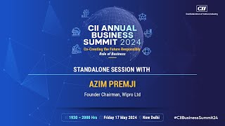 STANDALONE SESSION WITH MR AZIM PREMJI, FOUNDER CHAIRMAN, WIPRO LTD