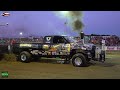 truck pulling 2024 super stock diesel trucks a the pullers championship 2024 szombati versenyén.