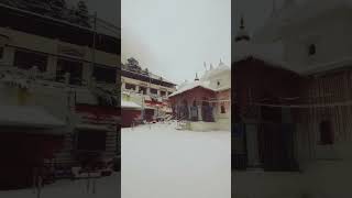 Gangotri Dham #snowfall #uttarakhand #uttarakhandheaven #devbhumi_uttarakhand