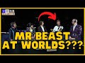 MR BEAST APPEARS AT LEAGUE OF LEGENDS WORLD CHAMPIONSHIP AND TALKS ABOUT HE WILL BUY A LCS TEAM