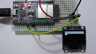 OLED SSD1306 I2C test ( ESP32 )