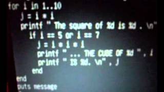 Ruby Program with Loop and If statement.