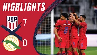 USA 7-0 CUBA Concacaf Nations League Highlights | Oct. 11, 2019 | Washington, D.C. - Audi Field