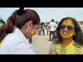 holi vlog in dubai 🌈 colors outfits preparation u0026 excitement _ aymen zahra.