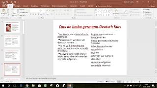 Curs gratuit de limba germana viorica Robina instructorautogermania