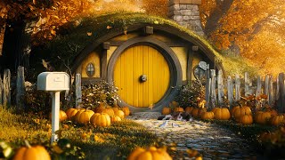 Hobbit's Autumn in the Shire 🍁 Falling Leaves ◈ Magical Ambience/Soft music ~ Cozy Autumn