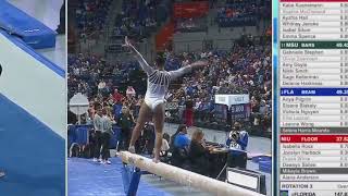 Selena Harris-Miranda 9.9 Beam Florida vs NIU, Nebraska, \u0026 MSU 1-10-25