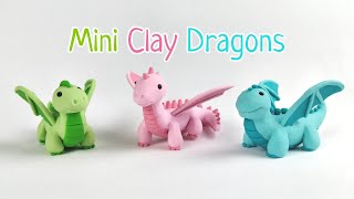 Easy Mini Clay Dragons | Polymer Clay Tutorial