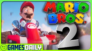 Super Mario Bros Movie Sequel Officially Announced - Kinda Funny Games Daily 03.11.24
