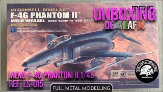 Unboxing F-4G Phantom II WILD WEASEL MENG 1/48