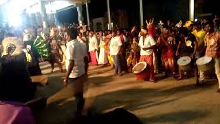 dasara dance in muthukrishna puram kovil arumuganeri