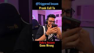 @Triggered Insaan Prank Call to @Fukra Insaan Gone Wrong 😂😂
