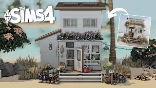 🌊 Tiny Beach House 🌴 | Sims 4 Stop Motion | NO CC