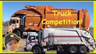 Awesome Garbage Truck Driver Competition