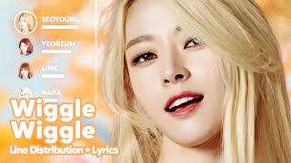 HELLOVENUS - Wiggle Wiggle (Line Distribution + Lyrics Karaoke) PATREON REQUESTED