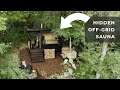 Hidden Wood-Fired Sauna and Hot tub // The Modern Off-Grid Dream