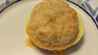 Jimmy Dean Biscuit, Sausage, Egg, and Cheese Taste Test