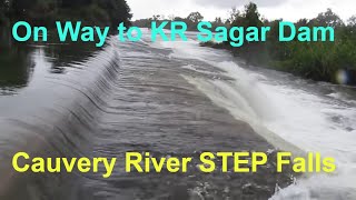 Beautiful  BALMURI Waterfalls on River Cauvery near Mysore