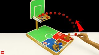 How to make Basketball or Tic-Tac-Toe Board Game Using Cardboard